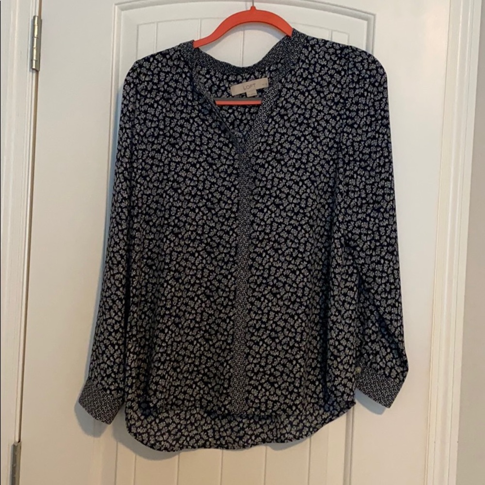 Loft long sleeve blouse